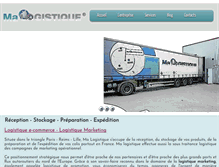 Tablet Screenshot of ma-logistique.fr